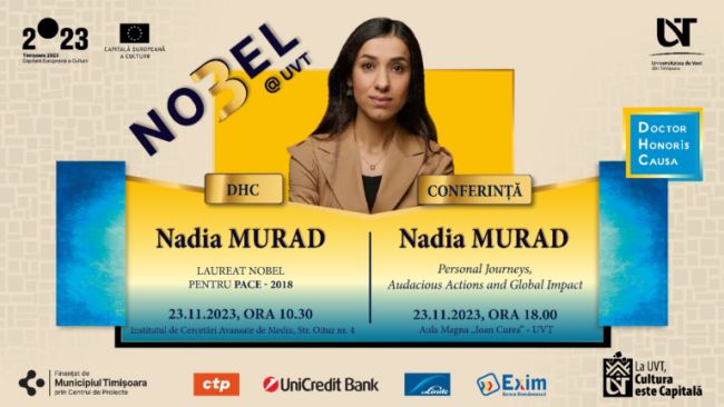 Nadia Murad La Timisoara O Laureata Nobel Pentru Pace Vine La Uvt