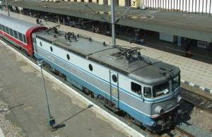 Tren CFR în Gara Caransebeș