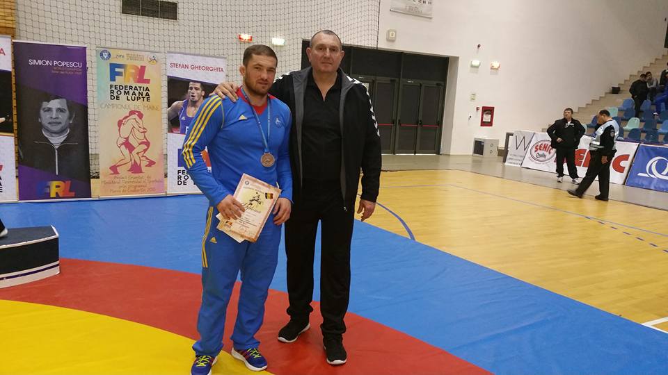 Andrei Franț și antrenorul Adrian Dacica
