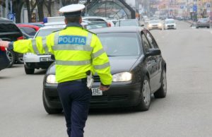 politia rutiera control in trafic