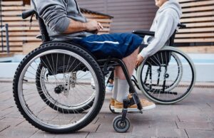 people with disability in wheelchairs