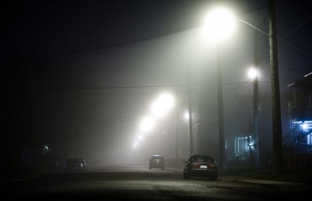 foggy street
