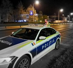 masina de politie in Timisoara