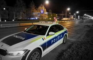 masina de politie in Timisoara