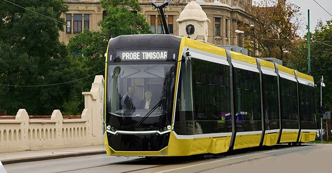 la Timisoara hala pentru reparatia tramvaielor noi