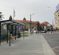 stație autobuz în Timisoara