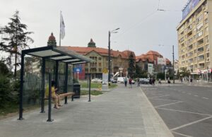 stație autobuz în Timisoara