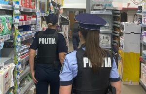 Politia din Resita in control la magazine