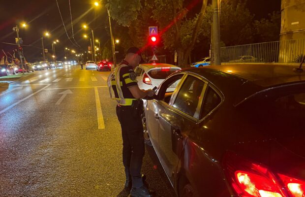 Razie de noapte a politistilor din Timisoara