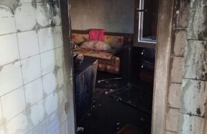 Incendiu intr-un apartament din Oravita la parterul blocului A9