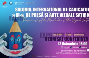afis La Timisoara se organizeaza popa s salon international de caricatura