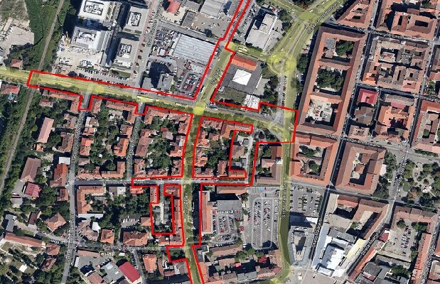 poza harta piața 700 Timișoara