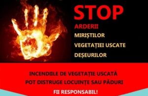 stop incendii vegetație