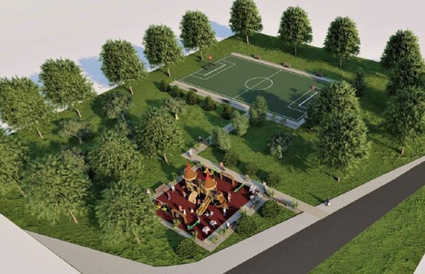 proiect parc si teren sport maureni