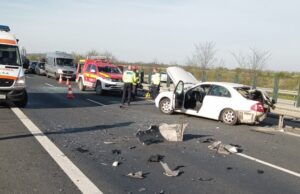 accident autostrada timis
