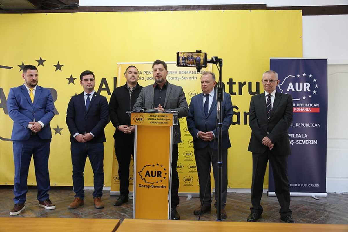 Liderii AUR prevăd că vor obține 20% în Caraș-Severin la alegerile din 9 iunie