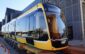 primul tramvai bozankaya galben, in drum spre timisoara (2)