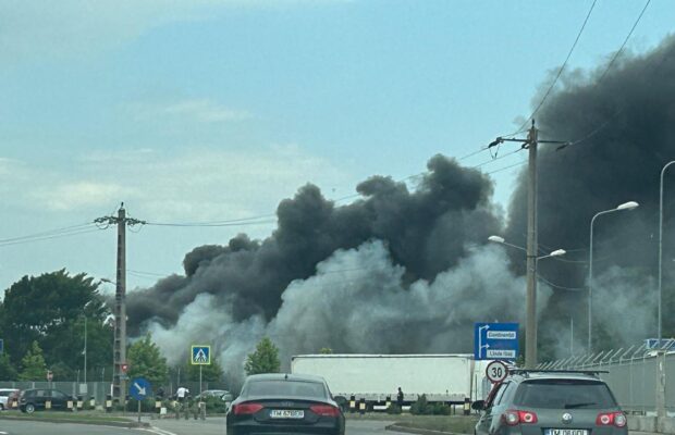 incendiu cauciucuri timisoara