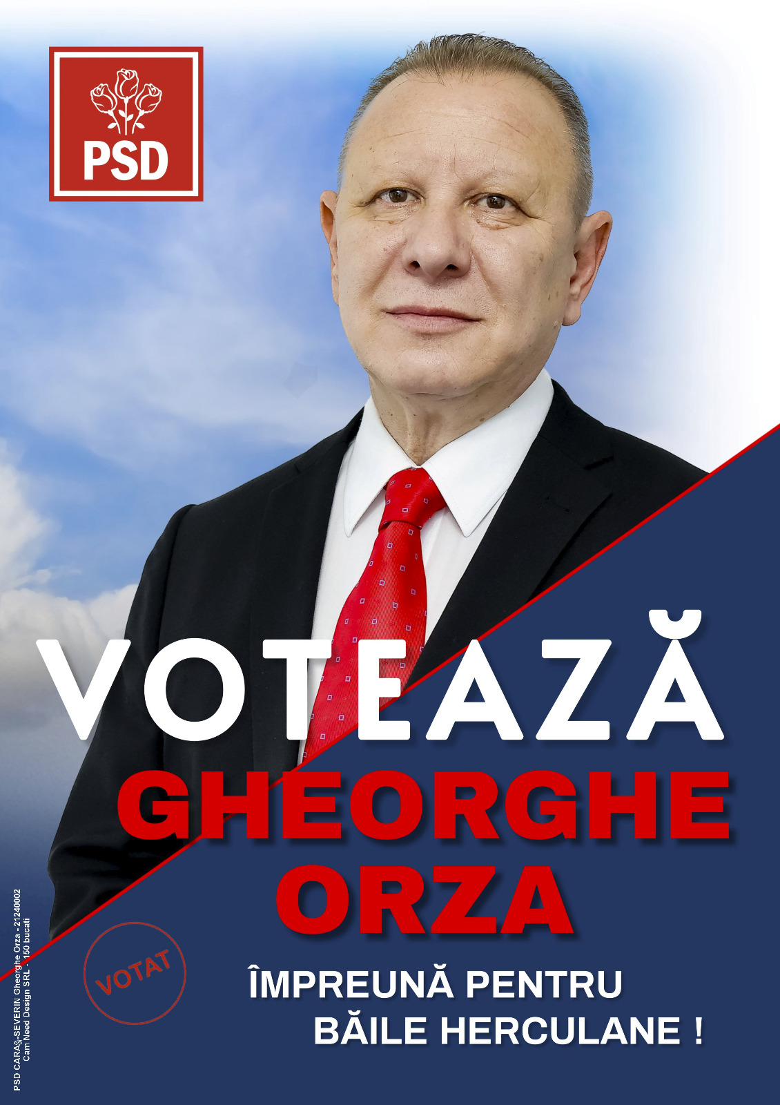 Afis Gheorghe Orza BH 