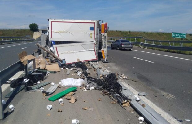 accident autostrada timisoara lugoj