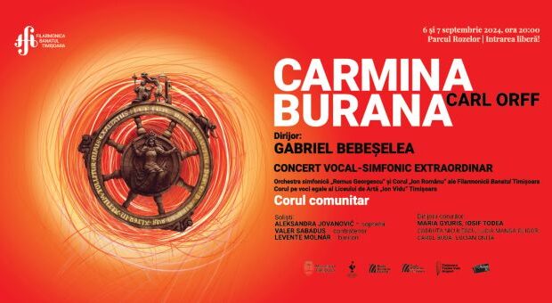 corul comunitar canta carmina burana in parcul rozelor din timisoara