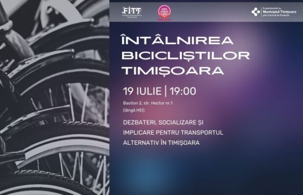 stiri velo intalnirea biciclistilor din timisoara, iulie 2024