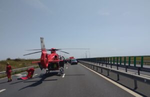 elicopter smurd accident autostrada timis