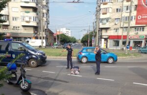 accident sens giratoriu timisoara