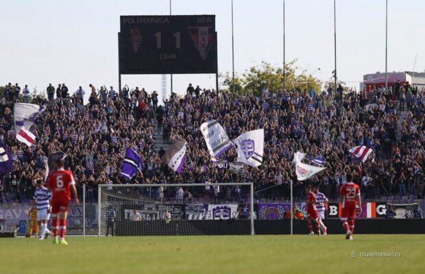 meci al echipei de fotbal politehnica timisoara