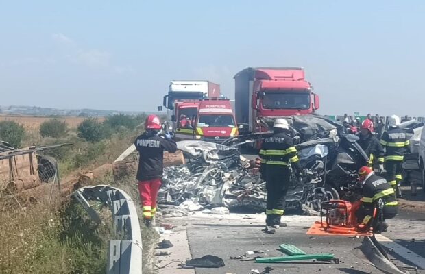 accident autostrada timisoara