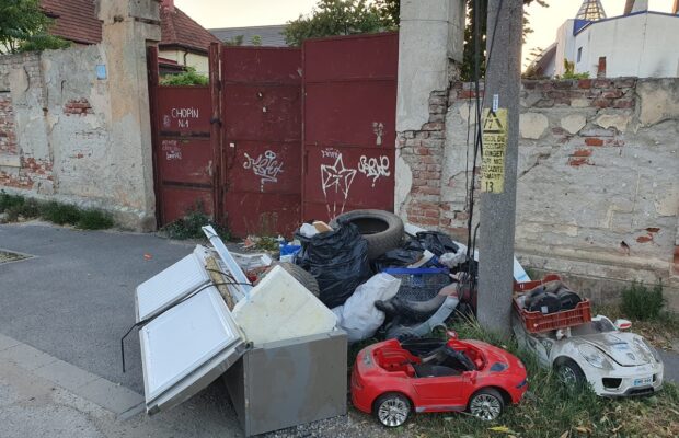 stiri din Timisoara: amenda pentru deseuri abandonate