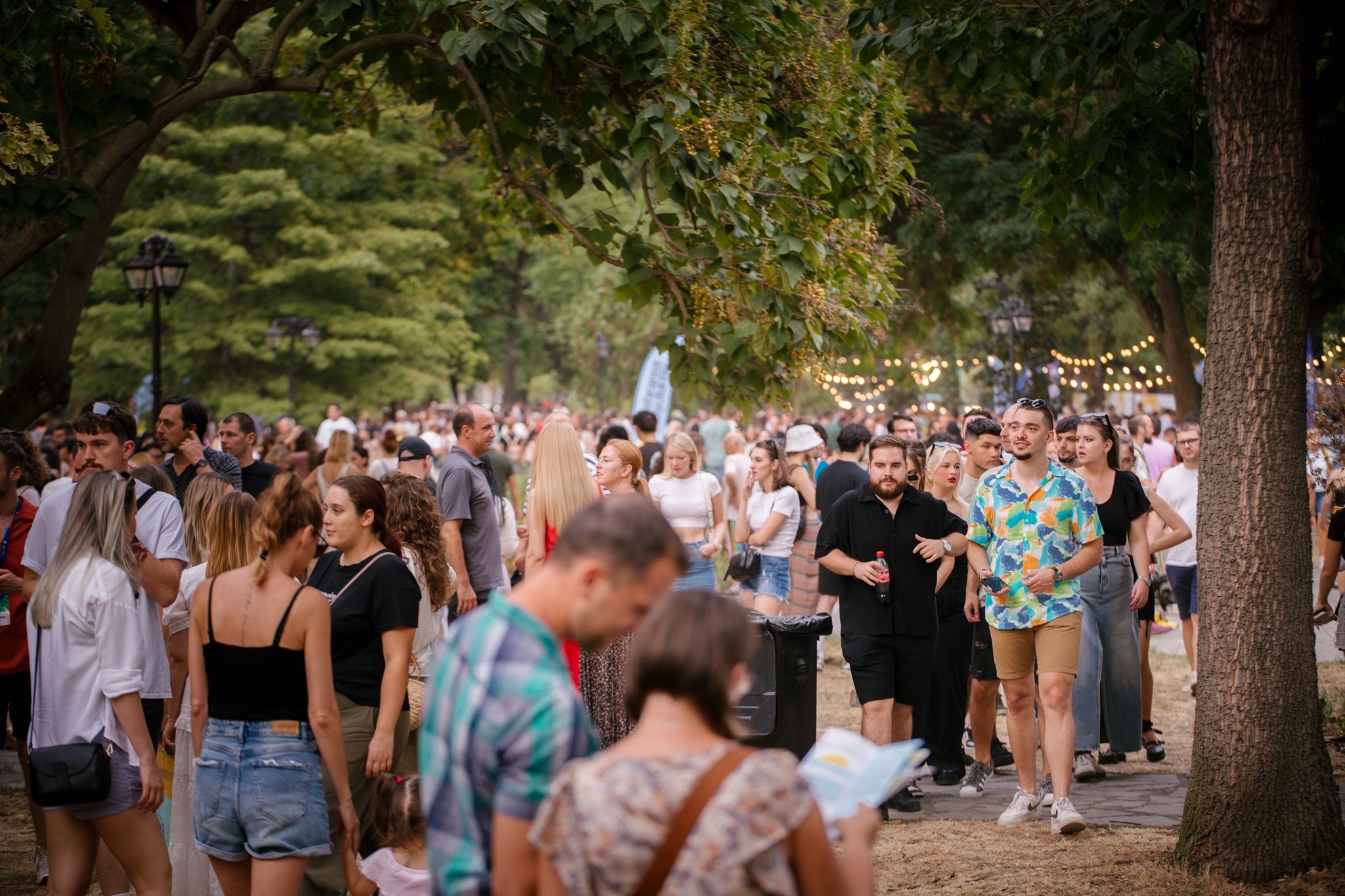 spectatori la evenimentul celebrarea orasului din timisoara