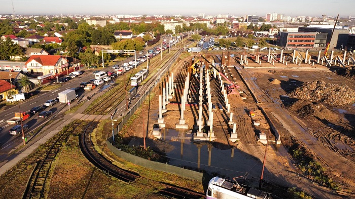 lucrari la noul stadion municipal al timisoarei