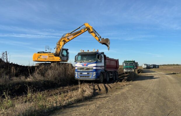 santier drum legatura timisoara autostrada a1