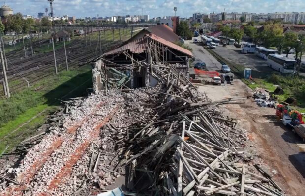 demolare magazie cale ferata timisoara est ronat