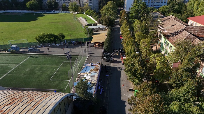 baza sportiva din zona dacia din timisoara