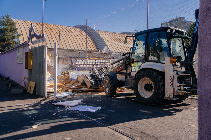 constructii ilegale demolate in zona dacia din timisoara