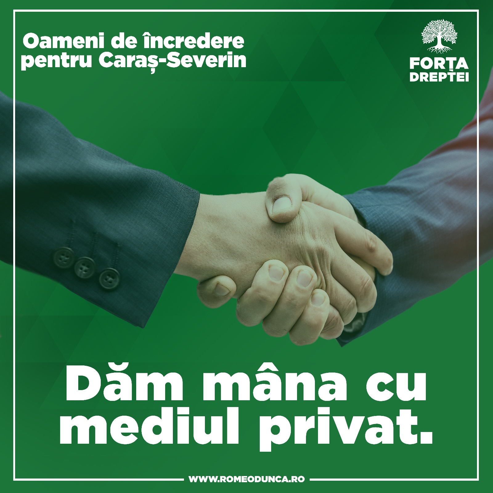 forta dreptei mediul privat