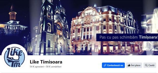 pagina de facebook like timisoara