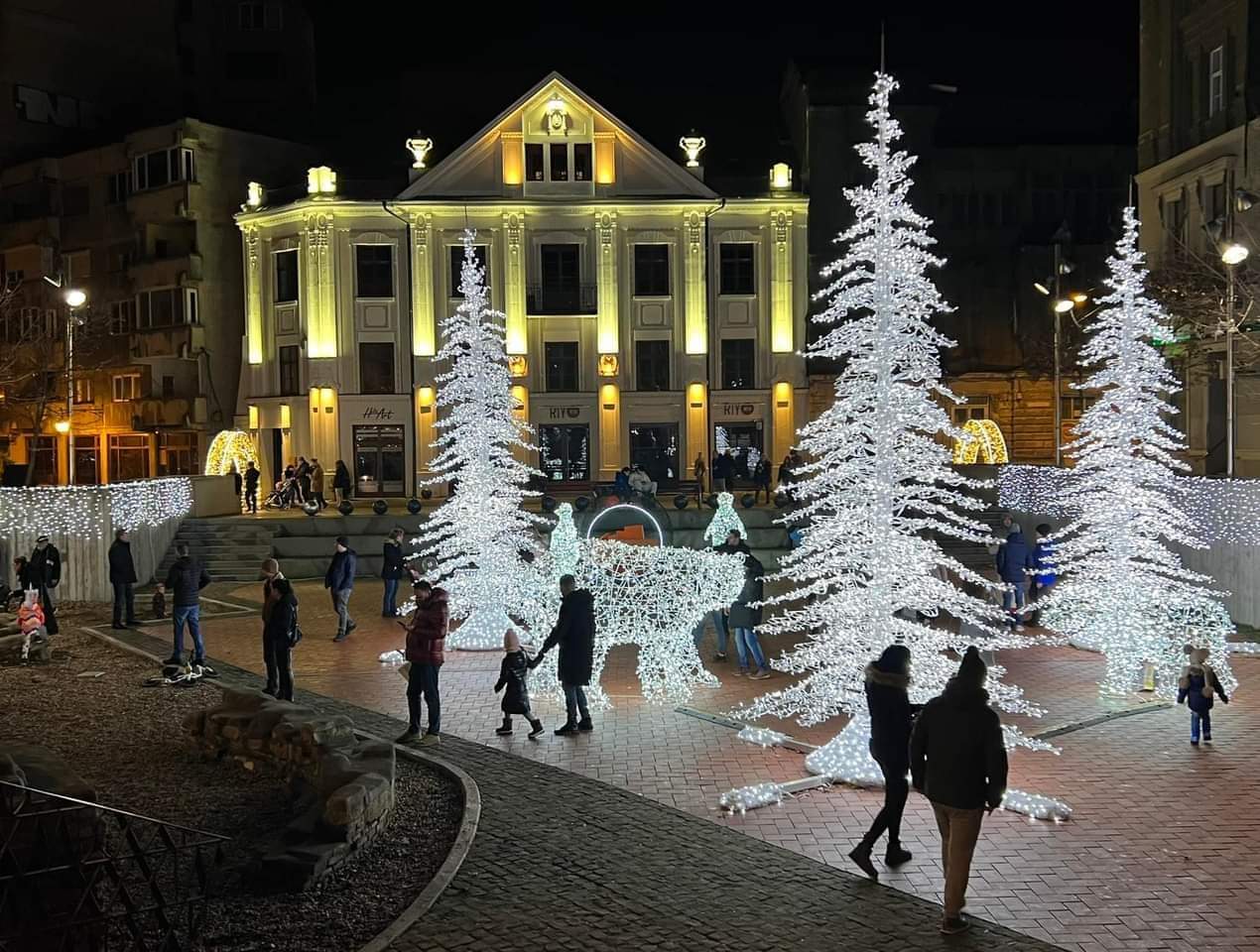 patinoar la targul de craciun din timisoara