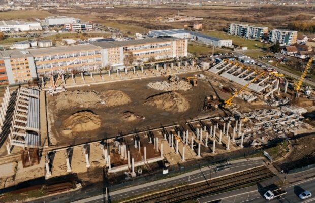 santier stadionul eroiii timisoarei