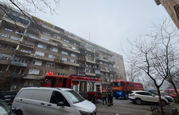 incendiu bloc centru timisoara