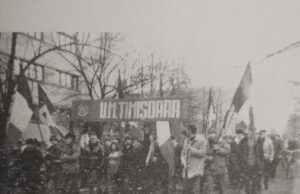 coloana muncitori elba timisoara decembrie 1989