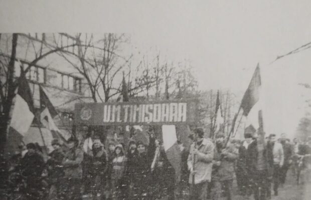 coloana muncitori elba timisoara decembrie 1989