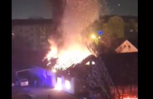 incendiu la o casa din timisoara