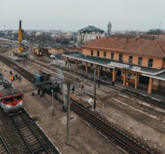 demolare pasarela gara timisoara est (1)