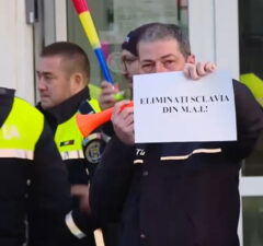 protest politisti caras severin