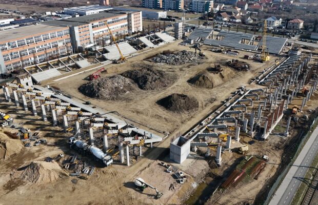 santierul stadionului eroii timisoarei