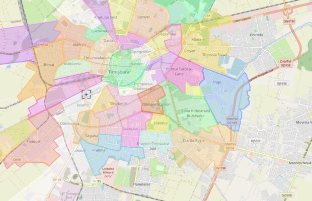 harta interactiva lansata de primaria timisoara
