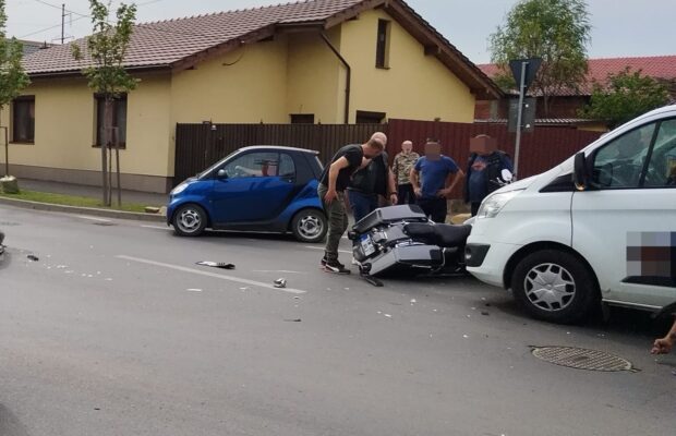 Accident motociclist Nicolae Andreescu timisoara